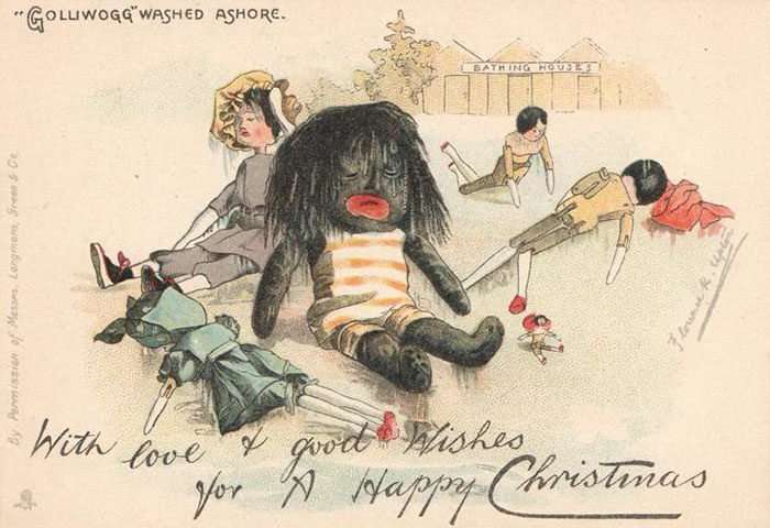 Жуткие рождественские открытки прошлого