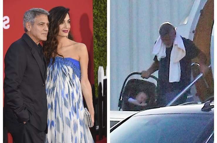«Девчушка – прелесть!»: папарацци удалось сфотографировать дочь Джорджа и Амаль Клуни