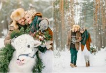 Незвичайна зимова прогулянка: стилізована фотосесія