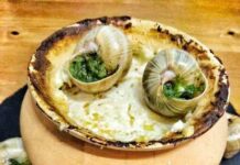 Картопля дофінуа і равлики по-бургундськи