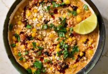 Mexické kukuřičné kuře Chili Street Food Styl: Vynikající večeře na více nocí