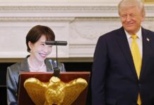 Японський лідер хвалить родину Трампа на вечері у Білому домі