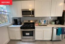 Odvážná proměna kuchyně: Přeměna za 3 000 USD z tisícileté šedé na bohatý maximalismus